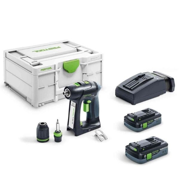 Perceuse visseuse c18 hpc 4,0 i-plus 576435 festool