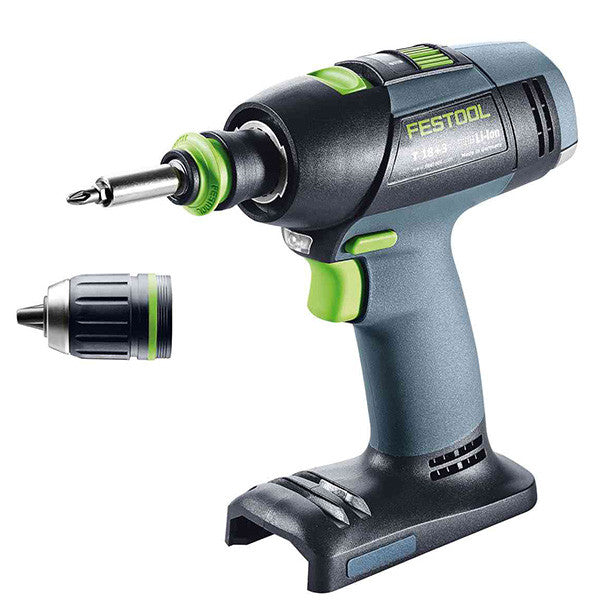 Perceuse visseuse 18v t18+3 li-basic 576448 577051 festool