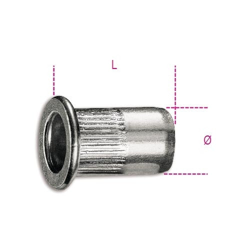 Rivet fileté aluminium 1742r-al/m beta