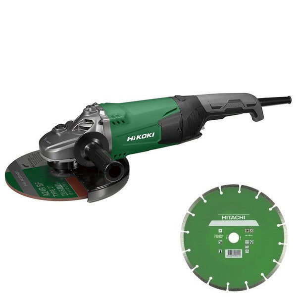 Meuleuse filaire 230mm 2200w g23sw2w7z hikoki hitachi