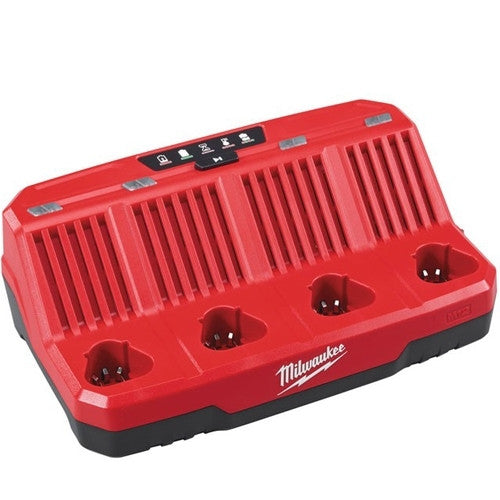 Chargeur 4 batteries 12v m12 c4 4932430554 milwaukee