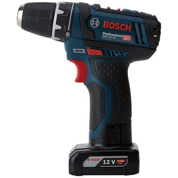Perceuse visseuse gsr12v-15 set 2+4 ah + 39 acc. 0615990g6l