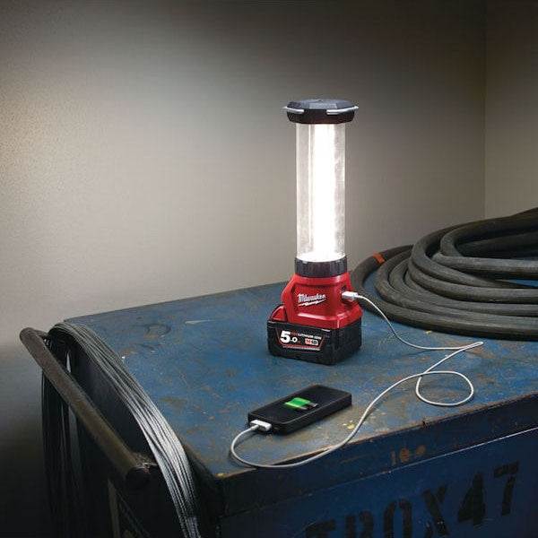 Lampe éclairage 360° m18 ll-0 4932430563 solo milwaukee