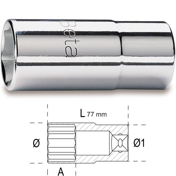 Douilles 6 pans 1/2" série longue 920al beta