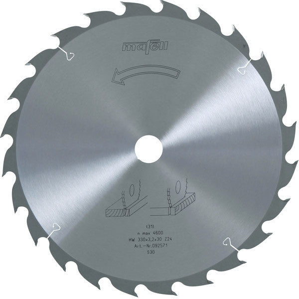 Lame de scie circulaire 330mm z24 pour mks130 ec 092571 mafell