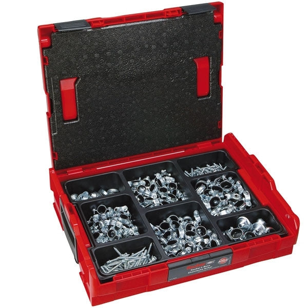 L-boxx plombier avec colliers sanitaires 511436 fischer