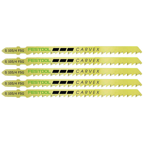 Lame de scie sauteuse bois s 1054 fsg5 (x5) 204327 festool