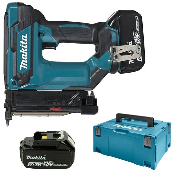 Cloueur sans fil 18v lxt 2x5 ah en makpac dpt353rtj makita