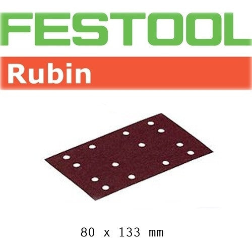 Abrasifs stickfix 80x133 mm stf rubin2 festool
