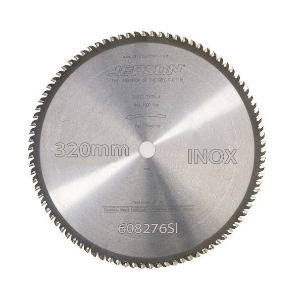 Lame de scie carbure ø320mm inox 608276si jepson power