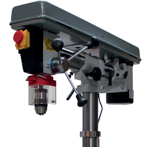 Perceuse radiale à colonne 550w 16mm prc016 leman