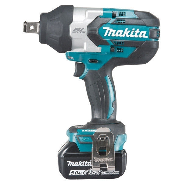 Boulonneuse à choc 3/4" 18v lxt 2x5 ah en makpac dtw1001rtj makita
