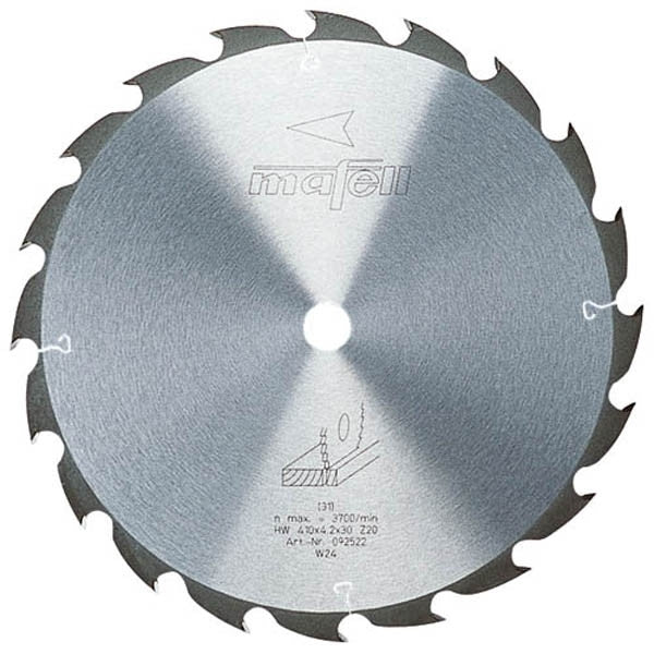 Lame scie carbure 410mm 20 dents pour mks165ec 092522 mafell