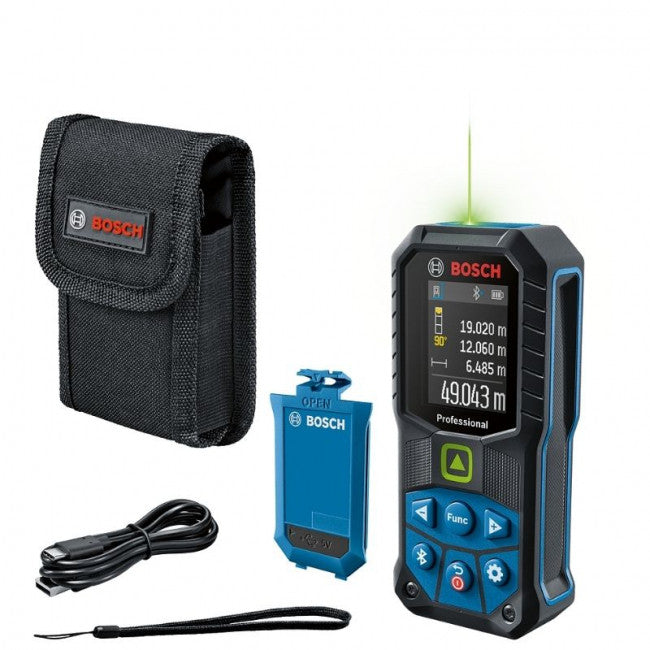 Télémètre laser vert 3,7v 50 m glm50-27cg 0601072u01 bosch