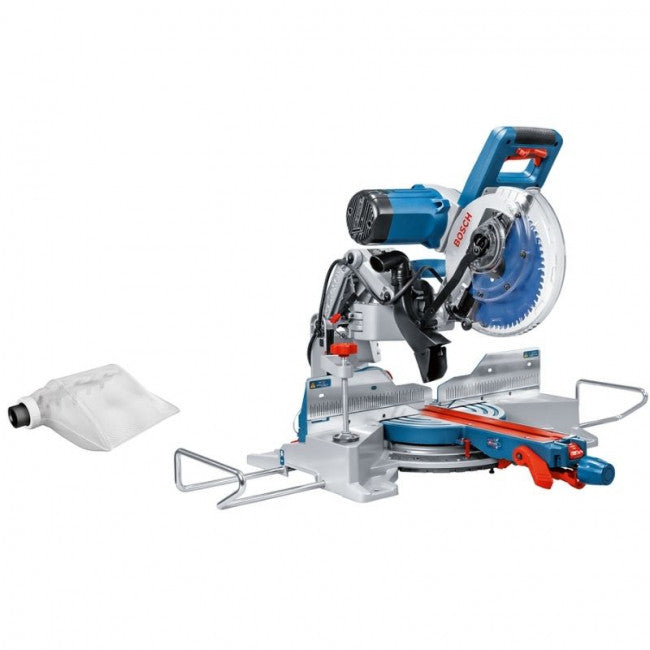 Scie radiale onglet 254 mm 1800w gcm10gdj 0601b27000 bosch