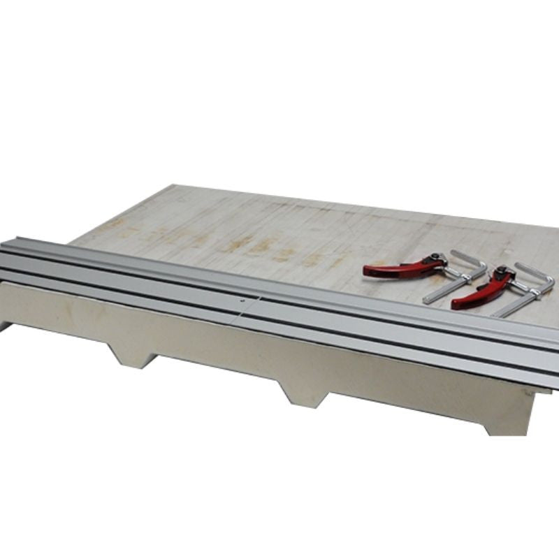 Guide rail 1,40 m avec 2 serres joints rapides 608275 set jepson power
