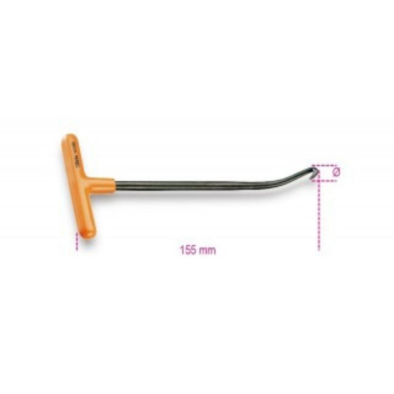 Crochet pour traction des ressorts 1410/m 014100051 beta