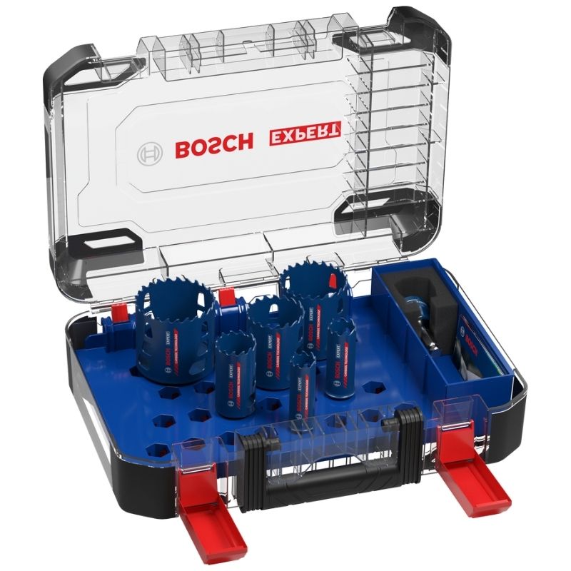 Coffret 6 scies trépans multimatériauxtough material 2608900445 bosch