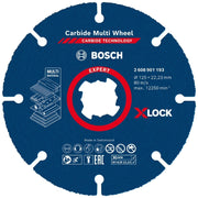 Disque x-lock carbure multimatériaux 125 mm 2608901193 bosch