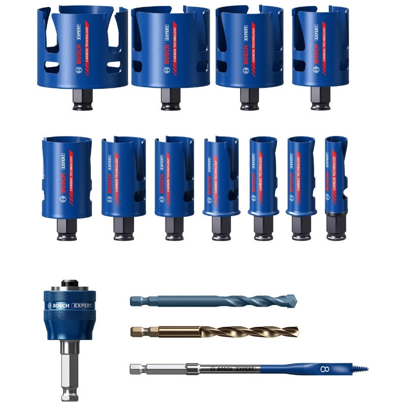 Coffret 11 trépans carbure construc 20 à 76 2608900489 bosch