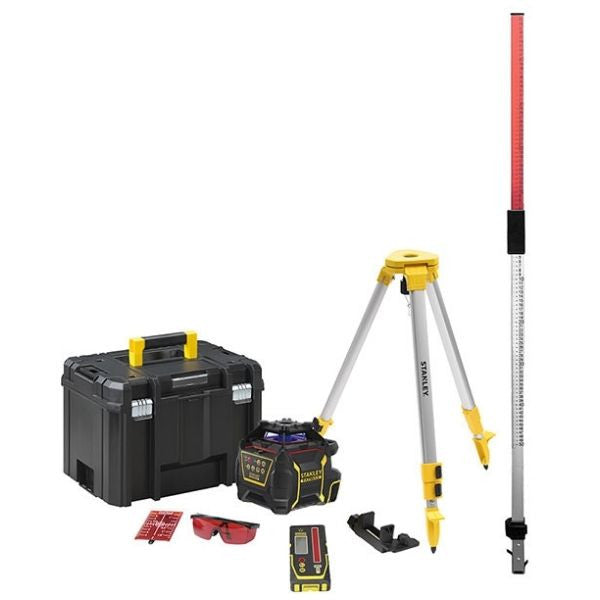 Pack investissement laser rotatif rouge piles rl600 fmht77222-1 stanley