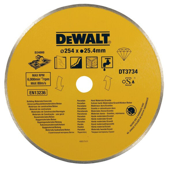 Disque pour porcelaine et pierre 250 x 25,4 mm- dt3734