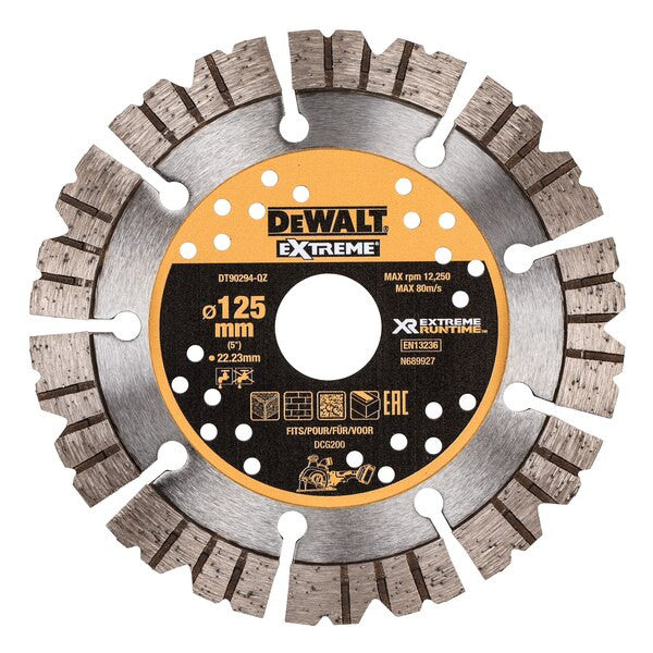 Disque diamant ø125mm pour rainureuse dt90294 dewalt