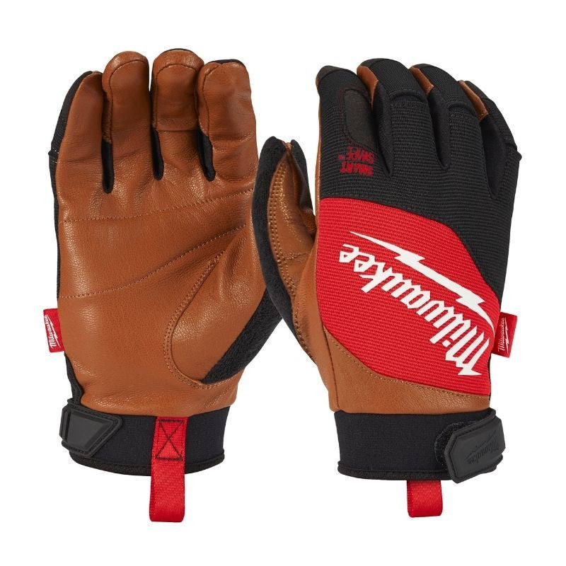Gants de travail en cuir hybrides 493247191 milwaukee