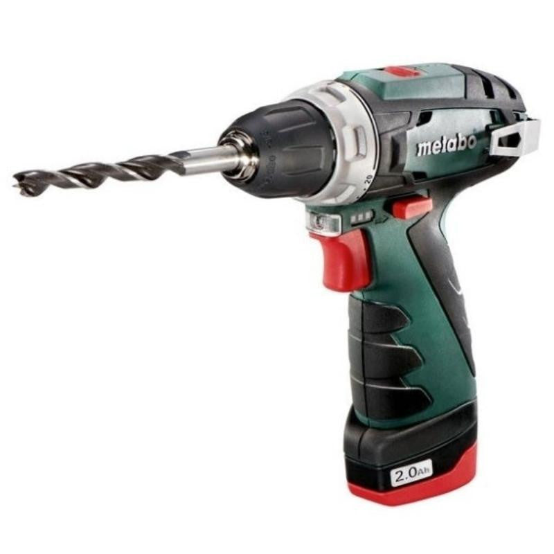 Perceuse visseuse 12v 2,0ah powermaxx bsbasic 600080500 metabo