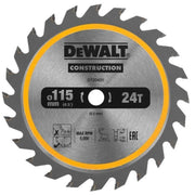 Lame de scie circulaire 115 x 9.5 mm 24t dt20420 dewalt