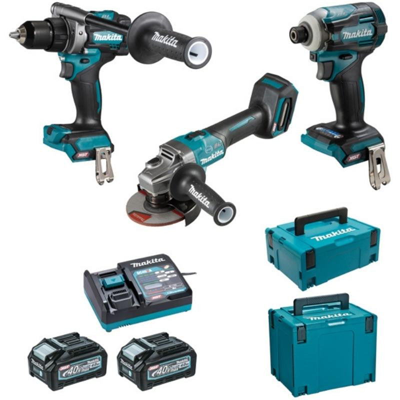 Pack 3 outils 40v max xgt 4ah dk0125g301 makita