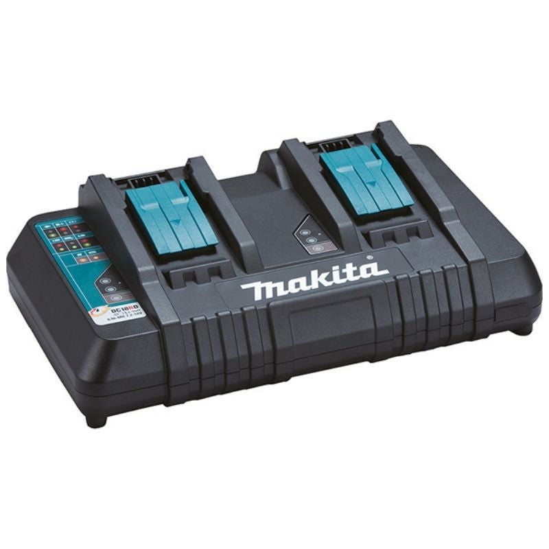 Chargeur double rapide 14,4v/18v li-ion lxt dc18rd 196933-6 makita