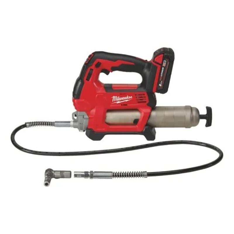 Pompe à graisse 690 bars 18v 2ah m18 gg-201c 4933440490 milwaukee