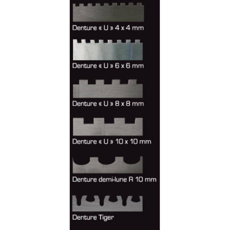 Coffret de 6 platoirs à colle inox 280 x 115 11255043 sidamo