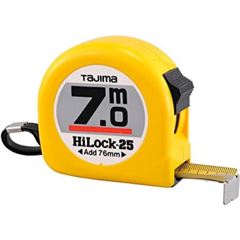 Mètre ruban hi lock 16 ou 25mm 3 à 10 m tajima