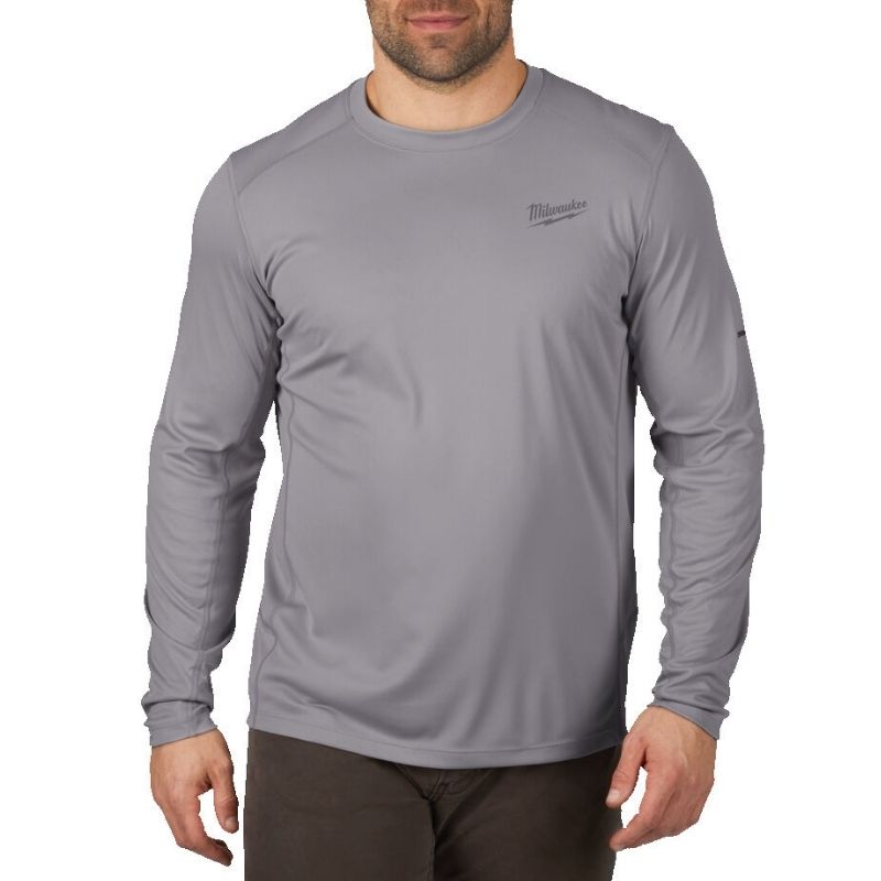 T-shirt respirant manche longue workskin homme wwlsg milwaukee
