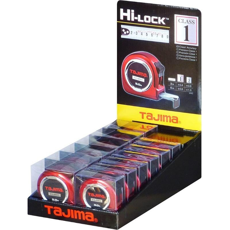 Mètre ruban hi-lock class 1 3 ou 5 mètres tajima