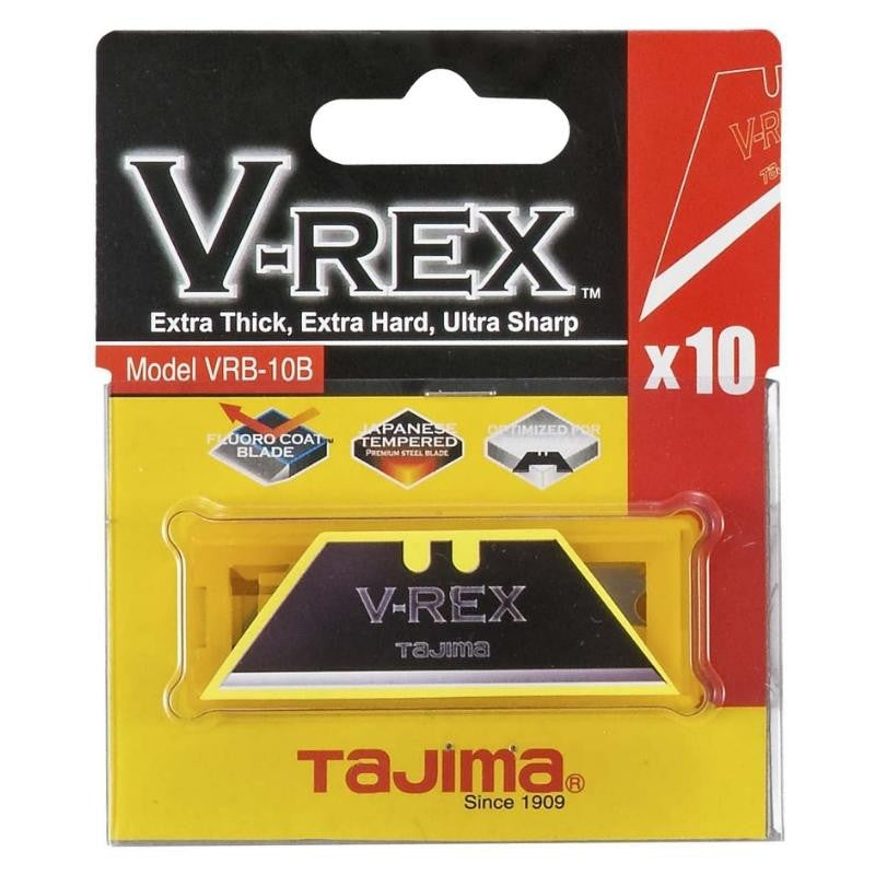 Boîte de 10 lames trapèzes v-rex vrb-10b tajima