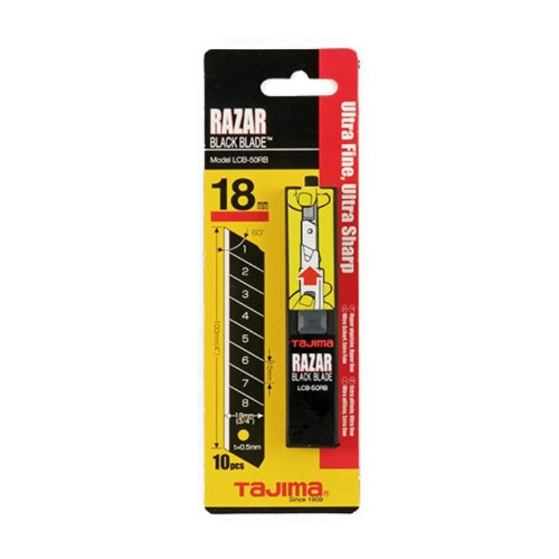 Distributeur 10 lames 18mm razar black lcb50rbc tajima