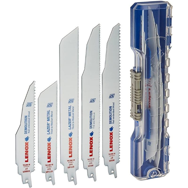 Kit de 12 lames bi-métal de scie sabre démolition 1214412rkd lenox