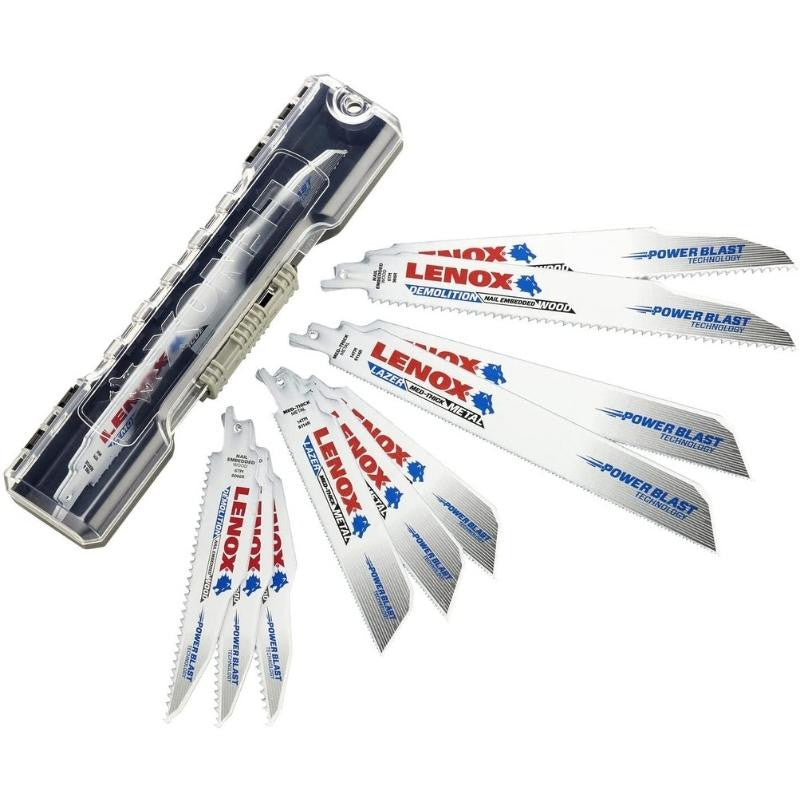 Kit de 12 lames bi-métal de scie sabre démolition 1214412rkd lenox