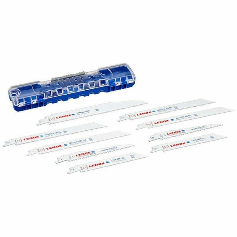 Kit de 9 lames bi-métal de scie sabre bois et métal 121439kpe lenox