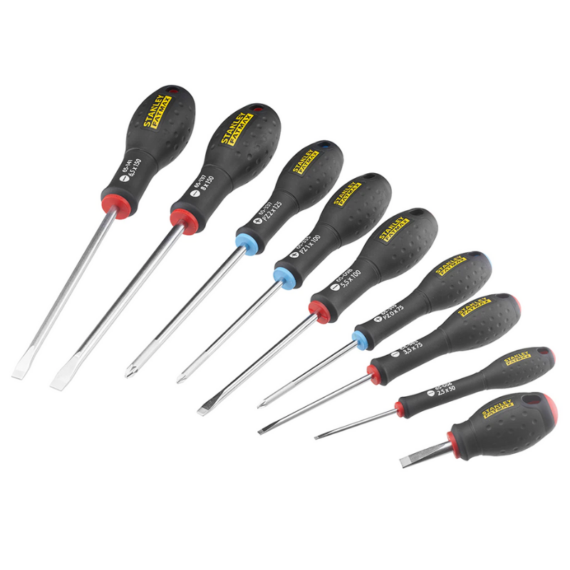 Set de 9 tournevis elec + meca + pozi fatmax fmht65424-0 stanley
