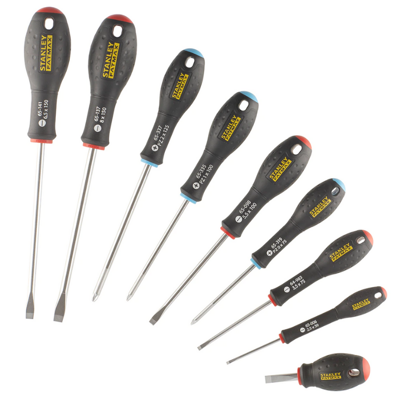 Set de 9 tournevis elec + meca + pozi fatmax fmht65424-0 stanley