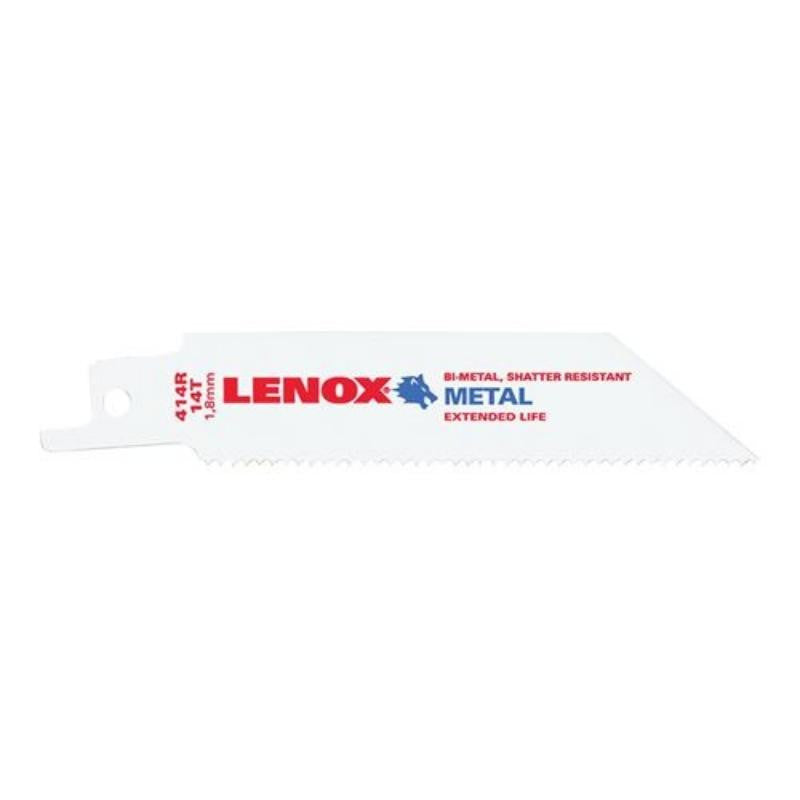 Lame scie sabre bi-métal coupe métal épais lenox