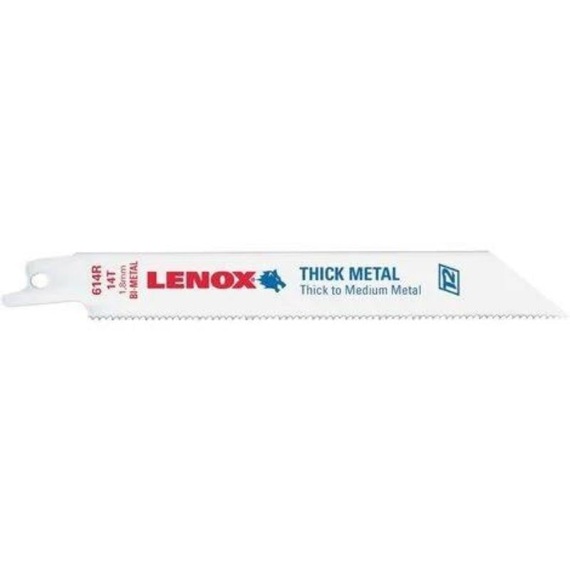 Lame scie sabre bi-métal coupe métal épais lenox