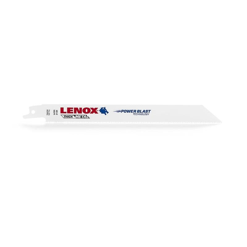 Lame scie sabre bi-métal coupe métal épais lenox