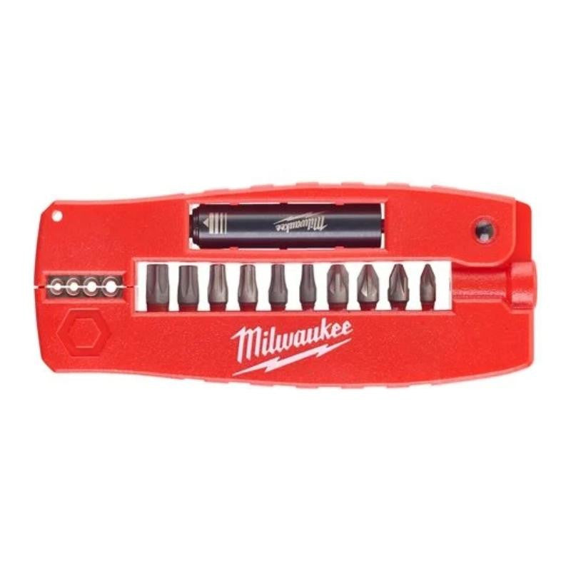Kit 10 embouts shockwave + porte-embout + pince 4932430910 milwaukee