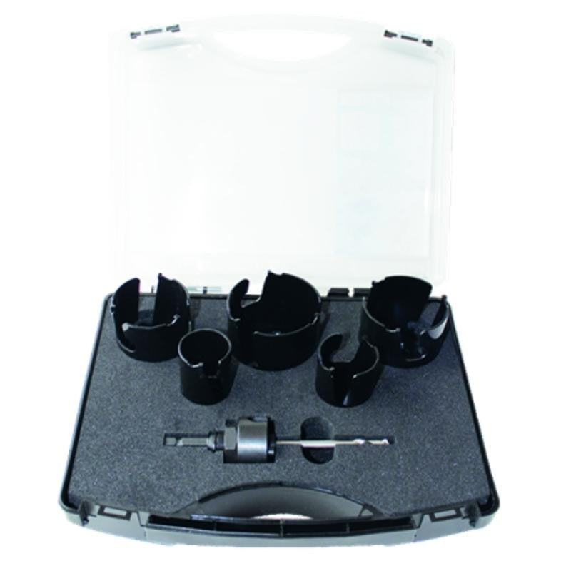 Coffret 5 trépans multi-matériaux carbure 8000.05 leman