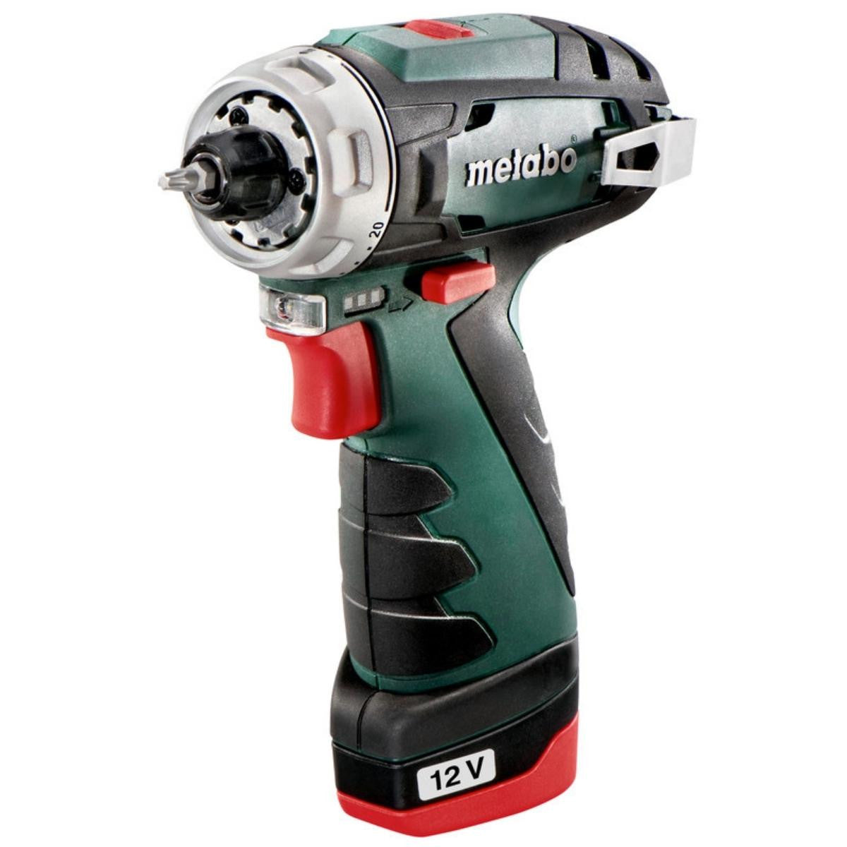 Perceuse visseuse 12v 2ah powermaxx bs basic 600984500 metabo